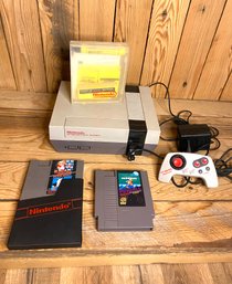 Original Nintendo Console With Games, Cleaner And Controllers