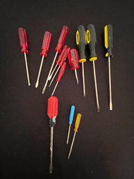 Assorted Screwdriver Lot, 13 Pieces