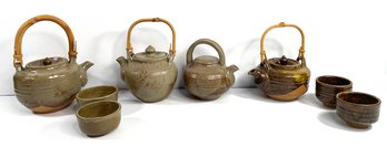Hand Crafted Asian Teapots And Cups