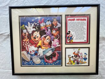 Framed Disney Themed Movie Matinee Picture
