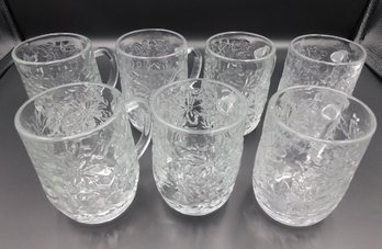 Princess House 'Fantasia' Crystal Coffee Mugs (7)