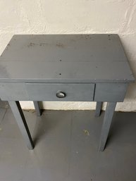 Small Wood Table  Drawer