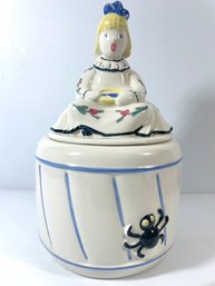 Abingdon Little Miss Muffet Cookie Jar