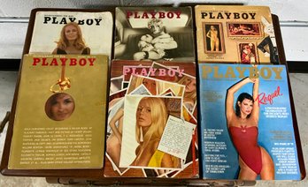 6 Vintage Playboy Magazines ~ 1960s & 1970s ~ Raquel Welch December 1979