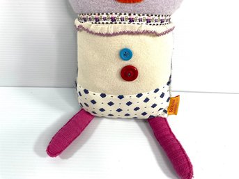 Scrappies Wool Collectable And Whimsical Wool Pillow