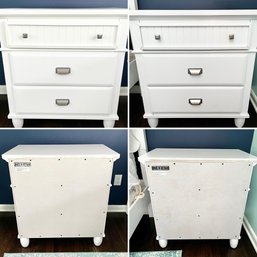 Pair Of  White Latitude Tree Company Nightstands