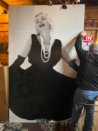 Giant Marilyn Monroe Poster 5ftx8ft Large Doubleside Photo Both Sides The Same On A Plexiglass Mount RARE