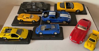 Toy Cars Collection, Jaguar, Ferrari, Bugatti, Plus