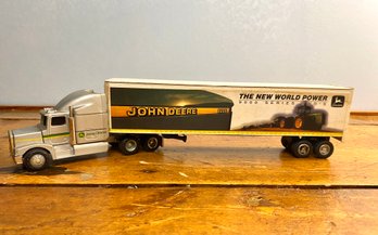 All Metal John Deere Truck And Trailer -limited Edition