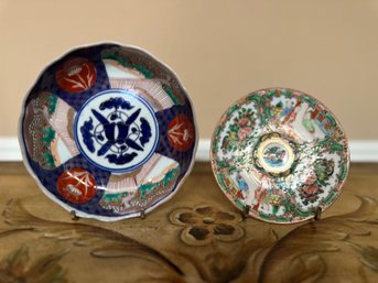 Two Small Oriental Dishes