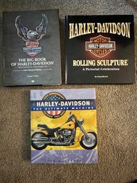 Harley Davidson Coffee Table Books, Set Of 3