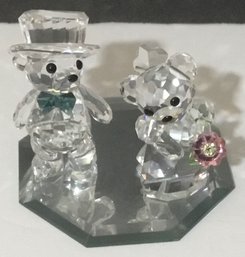 Swarovski Crystal PR. Kris Bears Bride & Groom #842936.