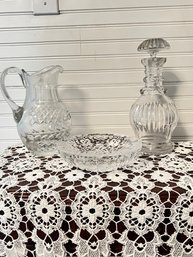 Irish Galway Crystal Glass Pieces (3)