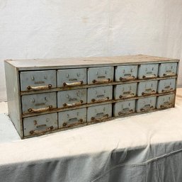 Antique Metal Tool Chest