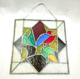 Pieced Stained Glass Bird Hanging