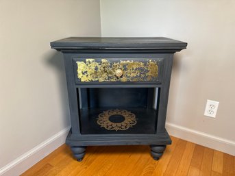 Legacy Traditions Solid Wood End Table With Gilded Detail