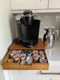 Keurig With Wooden Drawer, Full, With SS Carafe