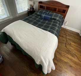 Full Bed With Bookcase Storage Headboard