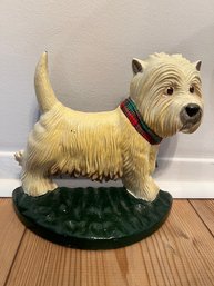 Scottie Dog Door Stop, Cast Iron