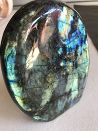 Labradorite Gem Stone, 3 LB, 6 Inch By 4 Inch