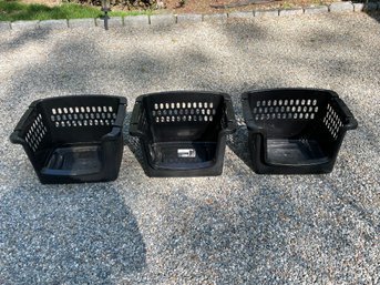 Lot Of 3 Storage Bins