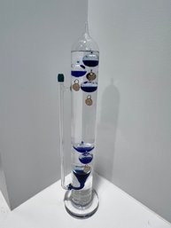 Galileo Glass Table Top Thermometer