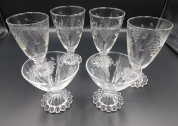 Anchor Hocking Berwick/Boopie Grape Stemware (6)