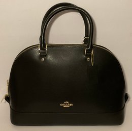 Coach Sierra Satchel Like New, Black Leather Handbag