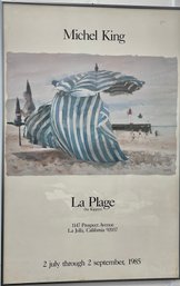 'La Plage' Michael King Gallery Poster 23' X 35' (B-1)