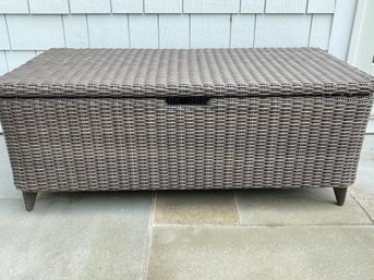 All Weather Outdoor Rattan Storage Bin