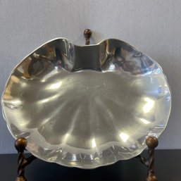 A TARGET Design Aluminum  Chip & Dip Serving Bowl