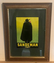 Framed Sandeman Advertising
