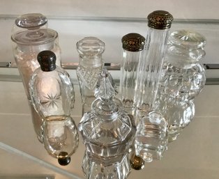 Lot Of  Vintage Collectors Perfume Bottles And More