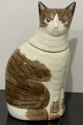 Vintage Great Statuesque Cat Cookie Jar