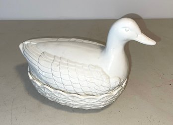 Vintage Portmeirion Ceramic Duck Egg Crock- Made In England