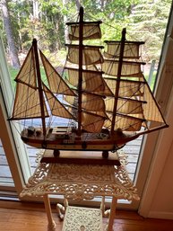 3 Masted Schooner, Ship Model, By Gorch Fock