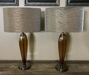 Pair Of Contemporary Lamps