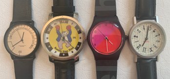 Group Of Four Fun Watches