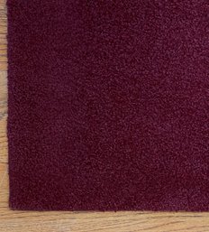 Burgundy 11 X 11 High Pile Area Rug