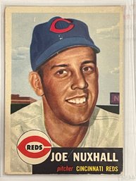 1953 Topps Joseph Henry Nuxhall Card #105                  Excellent Condition Card