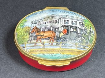 Battersea Enamel Patch Box Present From Charleston