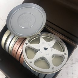 Vintage Reel Case With Empty Reels