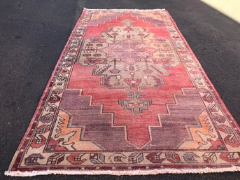 Hand Knotted Persian Rug, 4 Feet 4 Inch By 8 Feet 10 Inch