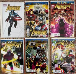 Marvel Comics The Avengers The Heroic Age Lot Of 6 Comics