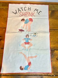 Vintage Tapestry - Watch Me Shrink!