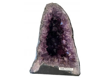 Large Druzy Amethyst Cathedral/cluster Geode