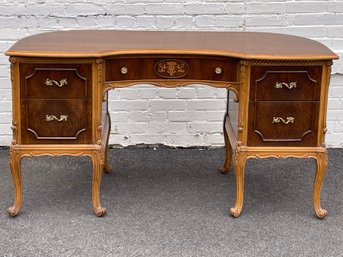 French Style Kidney Shaped Vanity Or Writing Desk