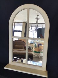 Arched Window Pane Mirror