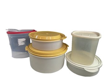 Vintage Tupperware And Rubbermaid Storage Containers
