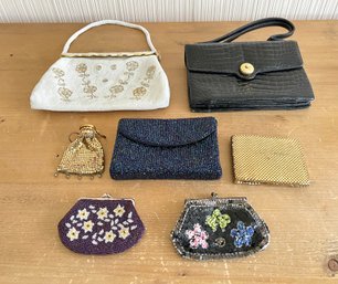 Lot Of Vintage Clutches And Coin Purses
